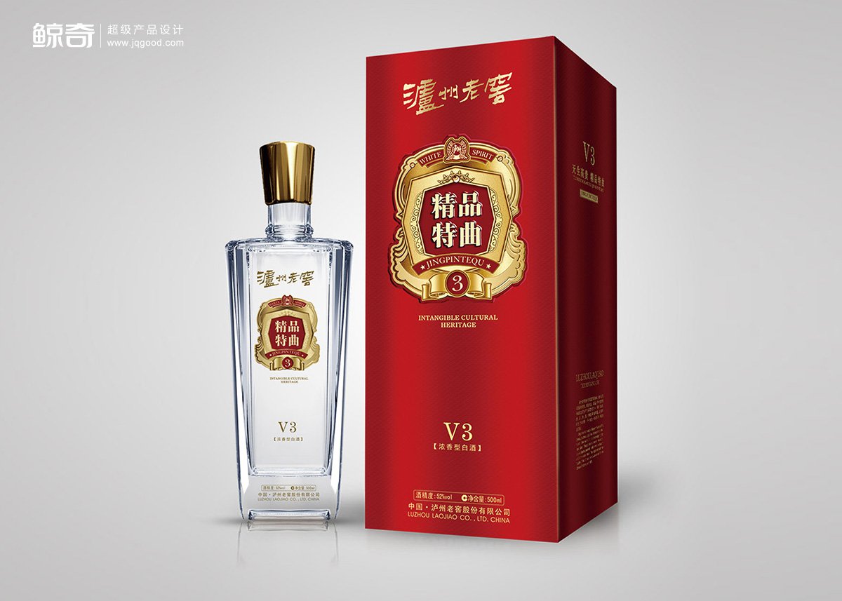 泸州老窖精品特曲白酒包装设计